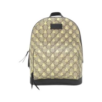 Gucci Vintage, unisex, Beige, ONE Size, Pre-owned GG Supreme Canvas Rugzak