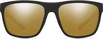 Smith Barra 59mm ChromaPop Polarized Sunglasses in Matte Black/Bronze at Nordstrom