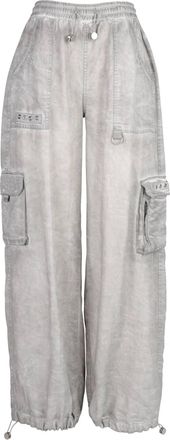 N&Uuml; Denmark Womens Cargo Terra Trousers In Grey