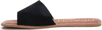 Matisse Footwear Womens Bali Slide Sandal In Black Suede