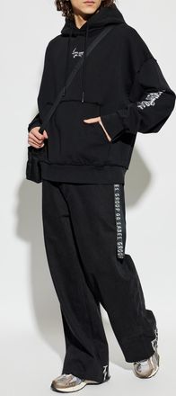 44 Label Group Sweatshirt With vintage Effect, Mens, Black