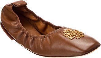 Tory Burch Britten Leather Ballet Flat