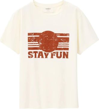 BA&SH Ba&Sh, T-Shirts, female, Beige, Size: M T-Shirts