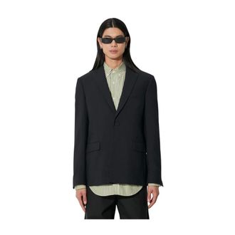 424 Blazer - Heren - Jassen - Blauw - Maat: L Katoen