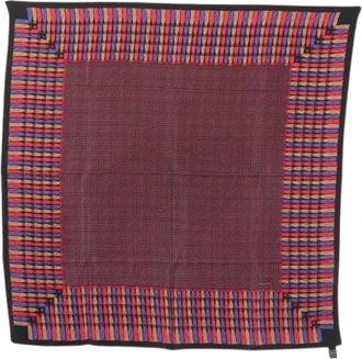Chanel Pre-owned Scarves, female, Purple, Size: ONE SIZE Pre-owned Silk Scarf