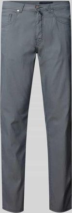 Pierre Cardin Fein strukturierte Hose mit Label-Detail in Hellblau, Gr&ouml;&szlig;e 31/32