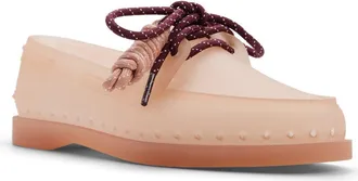 Sperry Top-Sider Authentic Original 2-Eye Jelly Boat Shoe in Dark Beige at Nordstrom, Size 10