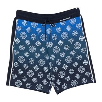 Casablanca Pantalones cortos de punto con monograma degradado - Shorts - Hombre - Azul - M