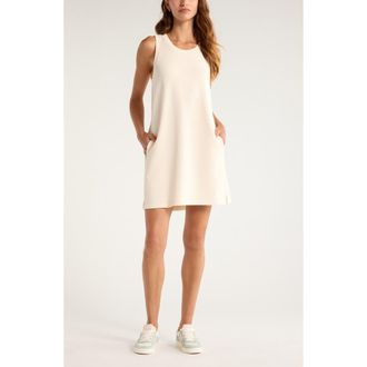 Zella Soft Luxe Tank Dress in Ivory Cream at Nordstrom, Size X-Small
