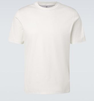Brunello Cucinelli Camiseta de jersey de algod&oacute;n