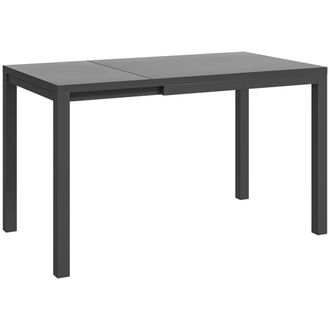 OUTSUNNY Mesa de jard&iacute;n 125x70x73 cm gris oscuro