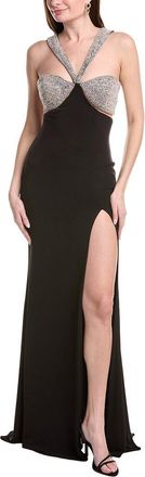 Jovani Solid Embellished Gown