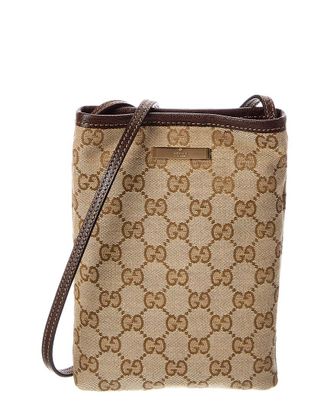 Gucci Gg Canvas & Leather Crossbody