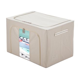 KASANOVA Scatola armadio 60x42x40 cm doppia cerniera tortora