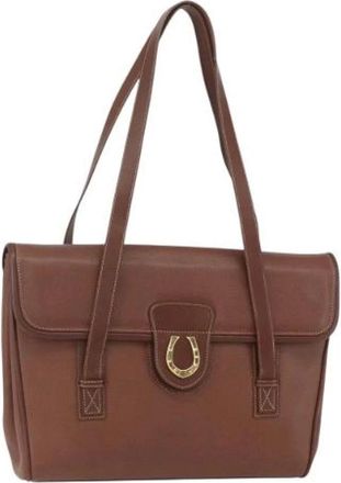 Gucci Pre-owned Shoulder Bags, female, Brown, Size: ONE SIZE Pre-owned Vintage Shoulder Bag