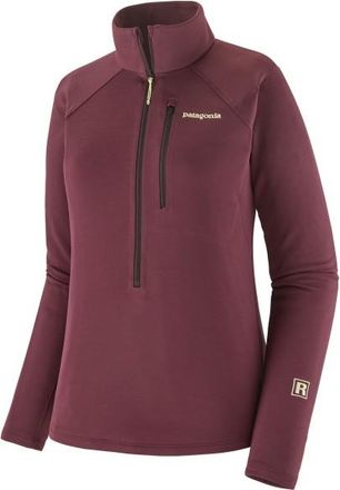 Patagonia R1 Ultralight 1/2-Zip Fleecepullover f&uuml;r Damen | lila