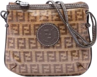 Fendi Pre-owned Borsa a Tracolla in Tela - - Pre-owned - Donna - Marrone - ONE SIZE