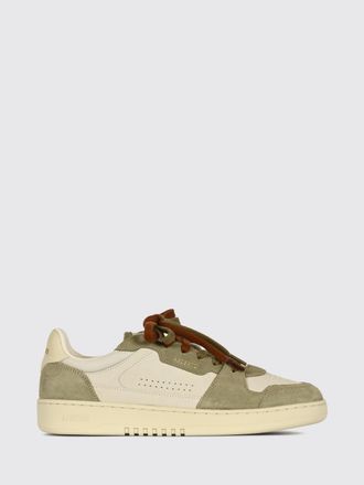 Axel Arigato Dice Lo Bicolor Leather and Suede Sneakers with Perforated Toe