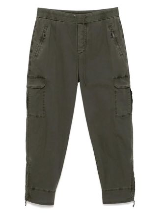 James Perse Parachute popeline cargo broek - Groen