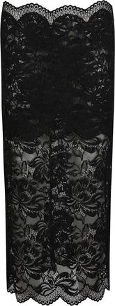 Paco Rabanne Elegante Maxi Rok voor Vrouwen - Dames - Midirokken - Zwart - S - Rokken
