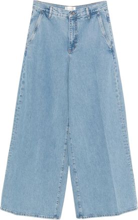 Frame Denim Jeans a gamba ampia a vita alta - Blu
