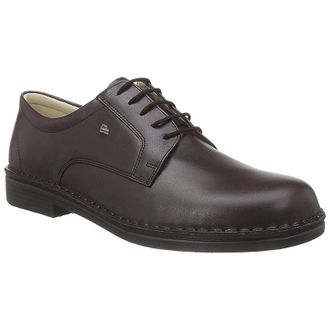 Finn Comfort Milano Leather Mens Lace Up Shoes - Chianti - Size:UK 10.5