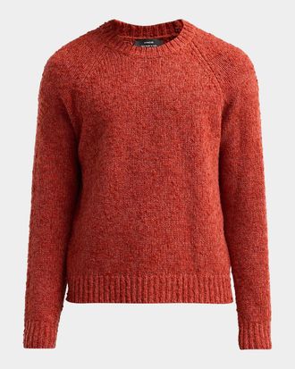 Vince Men & apos;s Boucle Raglan Crewneck Sweater