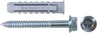 Fischer 25PZ tassello in nylon con vite mordente sx-bm - SX14 bm MM.14X40 vite MM.10X80