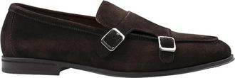Doucal's Bruine Leren Platte Schoenen - Heren - Loafers - Bruin - 41 1/2 EU - Leer - Schoenen