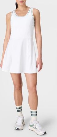 Sweaty Betty Power Flare Minidress in White at Nordstrom, Size X-Small