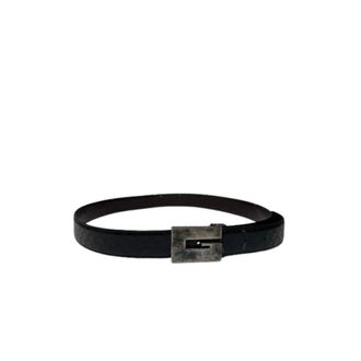 Gucci Pre-owned Vintage Riem - Heren - Pre-owned - Zwart - Maat: ONE Size