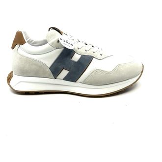Hogan H601 Sneakers - Heren - Sneakers - Grijs - 43 EU - Leer - Schoenen