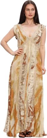 Mes Demoiselles... Samsam Maxi Jurk - Dames - Maxi kleedjes - Veelkleurig - S - Kleedjes