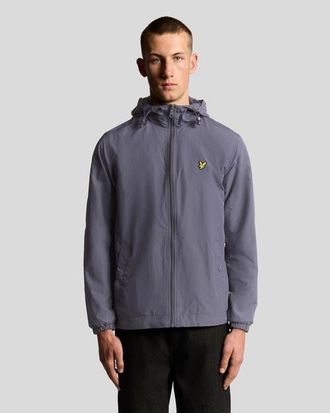 Lyle & Scott Zip Through Hooded Jacket in Graystone at Nordstrom, Size Xx-Large