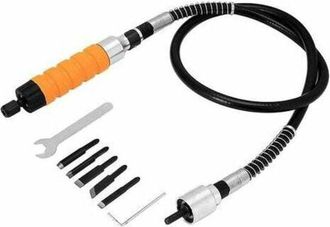 OEM Amoladora El&eacute;ctrica M&aacute;quina De Grabado El&eacute;ctrica - Eje Flexible Conectado A Cincel El&eacute;ctrico Taladro El&eacute;ctrico