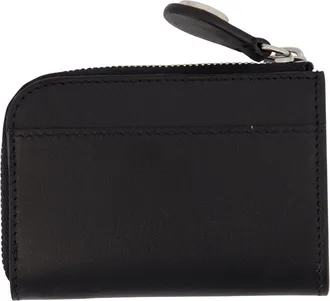 Acne Studios Unisex Wallet - Acne Studios Leather Black Calfskin Accessories