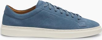 HUGO BOSS Mens Kieran Tenn Sneakers Blue - Size: 10