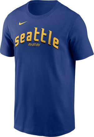 Nike Julio Rodr&iacute;guez Seattle Mariners City Connect Nike Mens MLB T-Shirt in Blue | N1994EWMV9-EDF