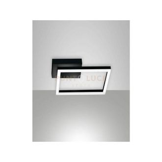 Fabas Luce Fabas Luce - bard applique nera 1 luce a led 3000K - 22W - 2160 lm dimmerabile