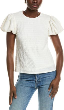 CeCe by Cynthia Steffe Cece Texture Knit Bubble Sleeve Top