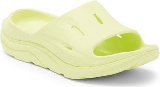 Hoka One One Gender Inclusive Ora Recovery Slide 3 Sandal in Citrus Glow /Citrus Glow at Nordstrom, Size 12 Womens