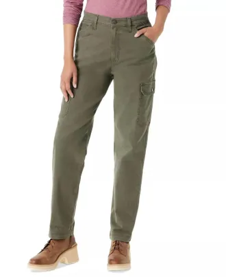 G.H. Bass & Co. Slim Fit Cargo Pants In Green