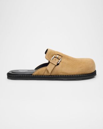 Moschino Men & apos;s Suede Mules