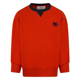 Etro Felpa con motivo Pegaso - male - Etro - Kids Sweatshirts - Red - 10 Y - Kids
