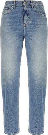 Gucci Slim fit katoenen denim broek - Heren - Loose Fit Jeans - Blauw - W31 - Katoen - Jeans