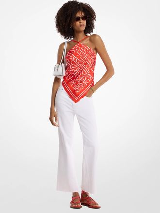 Michael Kors Maia Denim Flared Jeans