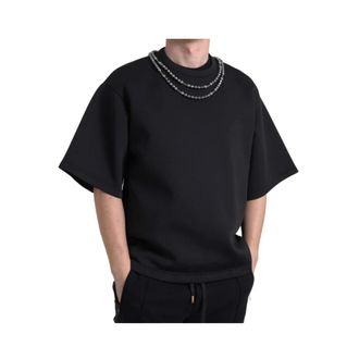 Dolce & Gabbana Hombre, Camisetas, Negro, Talla: M