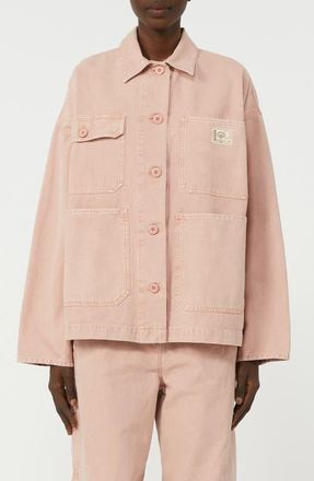 Max Mara Album Denim Jacket in Pink at Nordstrom, Size 10