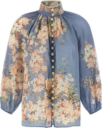 Zimmermann Overhemden, Dames, Blauw, S, Shirts