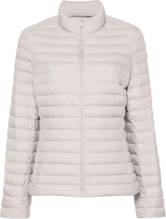Calvin Klein lightweight puffer jacket - women - Polyester/Feather/Duck Down/Polyester - S - Neutrals